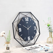 Horloge murale à quartz en métal, design nordique, décoration créative, pour salon, maison, design simple.