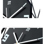 Horloge murale à quartz en métal, design nordique, décoration créative, pour salon, maison, design simple.