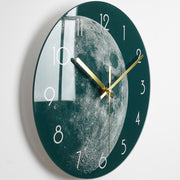 Horloge murale De luxe en verre, silencieuse, Design nordique, moderne, créative, décoration De maison