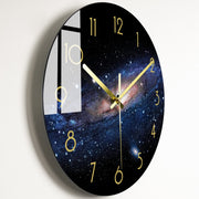 Horloge murale De luxe en verre, silencieuse, Design nordique, moderne, créative, décoration De maison