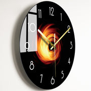 Horloge murale De luxe en verre, silencieuse, Design nordique, moderne, créative, décoration De maison